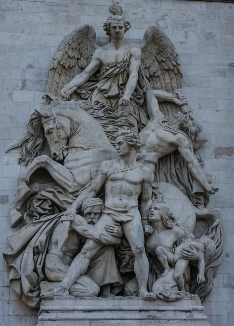 Resistance of 1814 Statue at the Arc de Triomphe